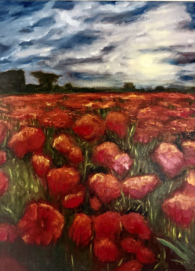 Poppies painting